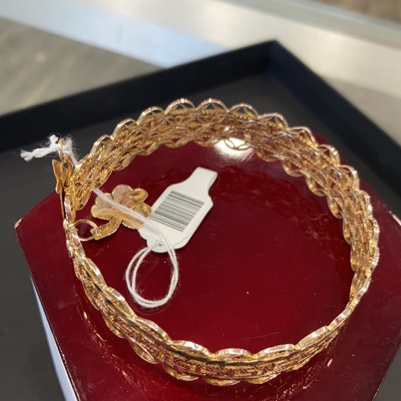 Gold filigree Bracelet in 10k - Picture 3 of 8